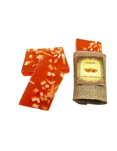 Jabón artesano de naranja