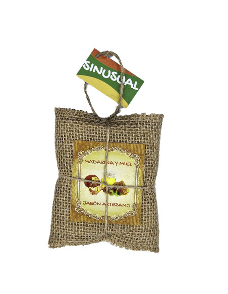 Jabón artesano de mandarina y miel