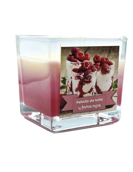 Espelma aroma Gelat de fruits vermells i nata
