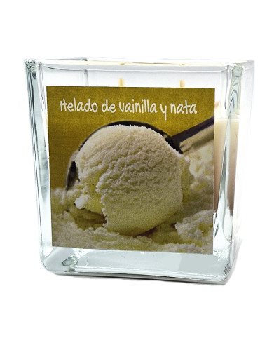 Vela aroma Helado de vainilla y nata