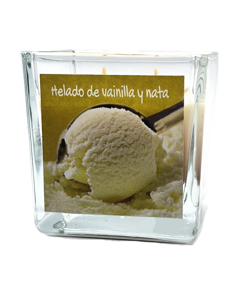 Vela aroma Helado de vainilla y nata