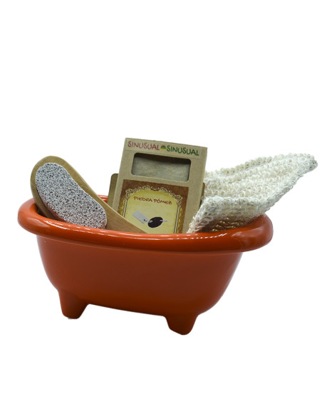 Cesta regalo bañera EXFOLIANTE 2