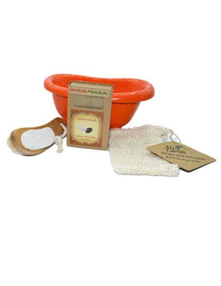 Cesta regalo bañera EXFOLIANTE 2