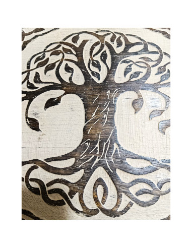 Caja de madera árbol de la vida