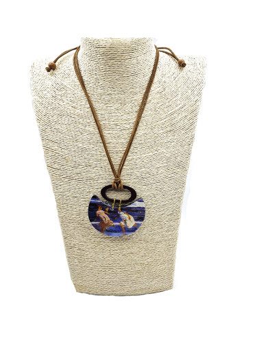 Collar de fusta mitja lluna Sorolla