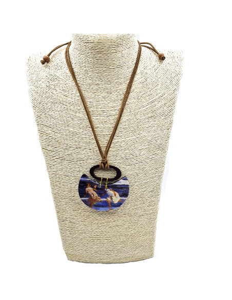 Collar de fusta mitja lluna Sorolla