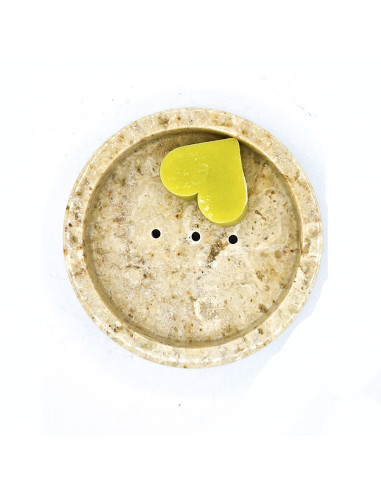 Sabonera rodona de marbre