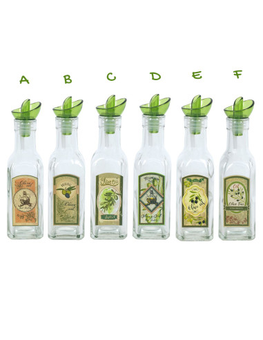 Aceitera cristal pequeña antigoteo