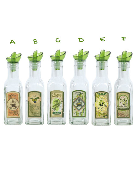 Aceitera cristal pequeña antigoteo