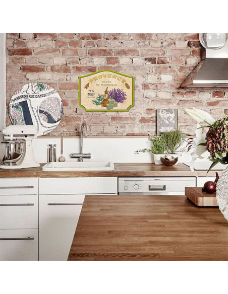 Placa metall per a paret PROVENCE
