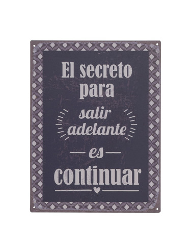 Placa paret frase EL SECRETO...