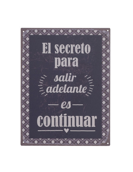 Placa paret frase EL SECRETO...