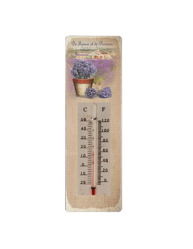 Termómetro decorativo vintage LAVANDA