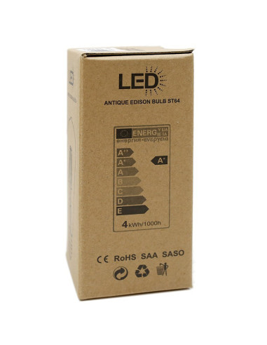 Bombeta filament led vintage 4W