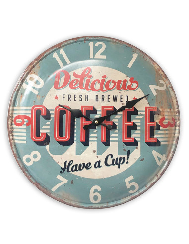 Rellotge de paret vintage COFFEE