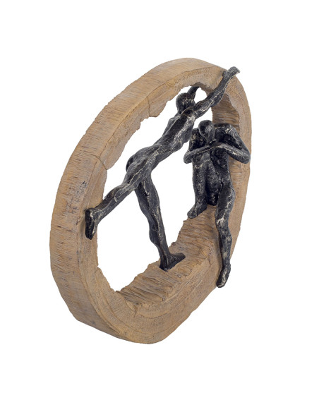 Figura home i dona en roca