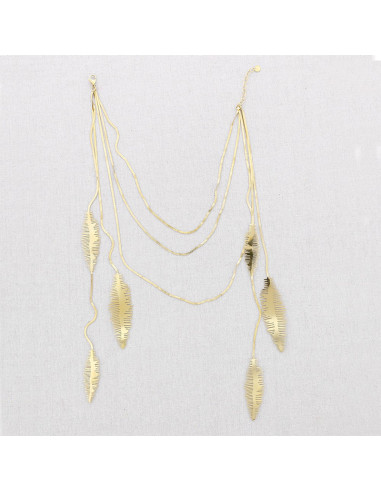 Collar llarg acer Fulles QUASI