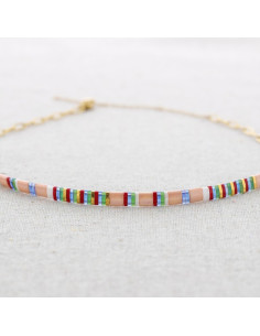 Collar tipus xoker acer comptes Miyuki QUASI