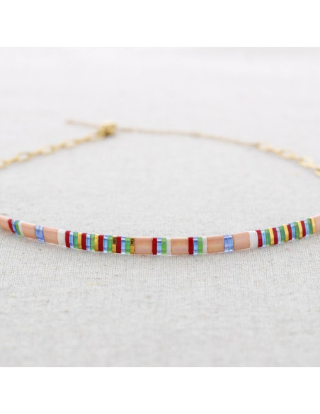 Collar tipus xoker acer comptes Miyuki QUASI