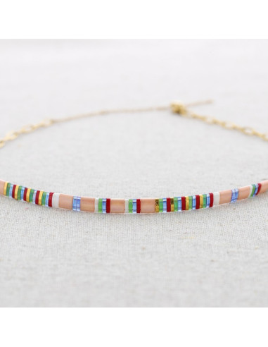 Collar tipus xoker acer comptes Miyuki QUASI
