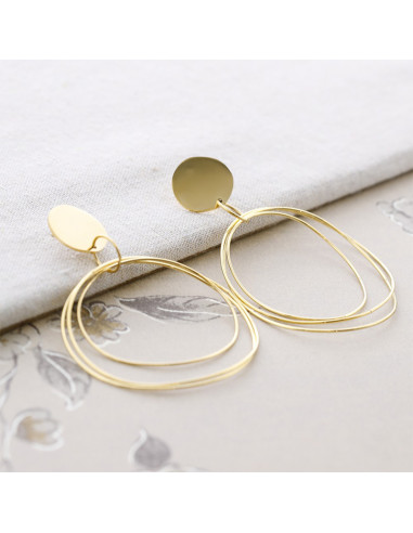 Pendientes aros acero QUASI