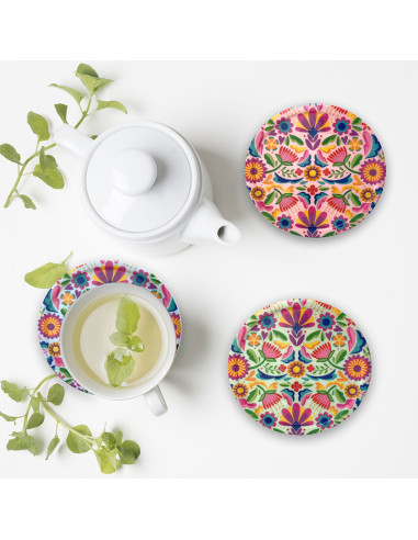 Joc 6 posagots rodons FLORS