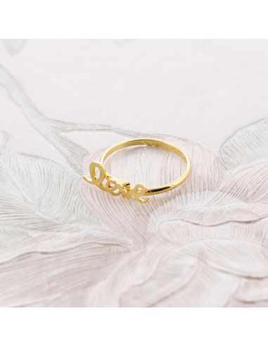 Anillo acero LOVE QUASI