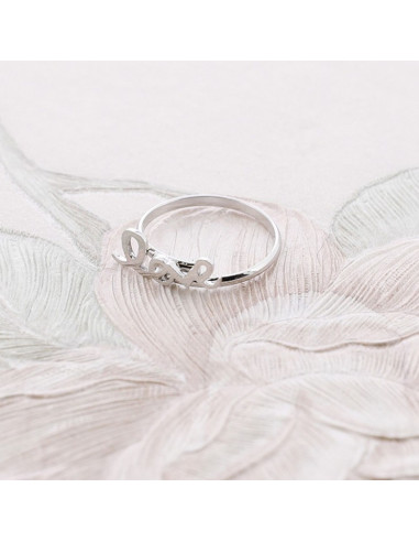 Anillo acero LOVE QUASI