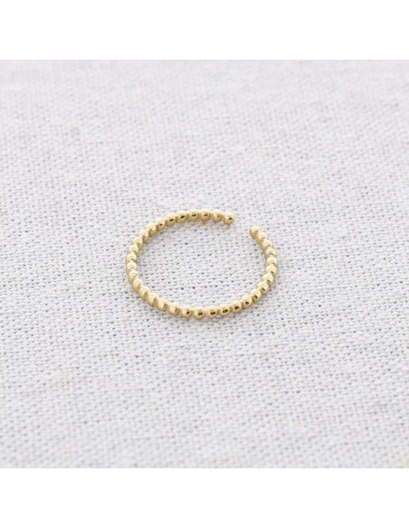 Anillo acero fino ondas QUASI