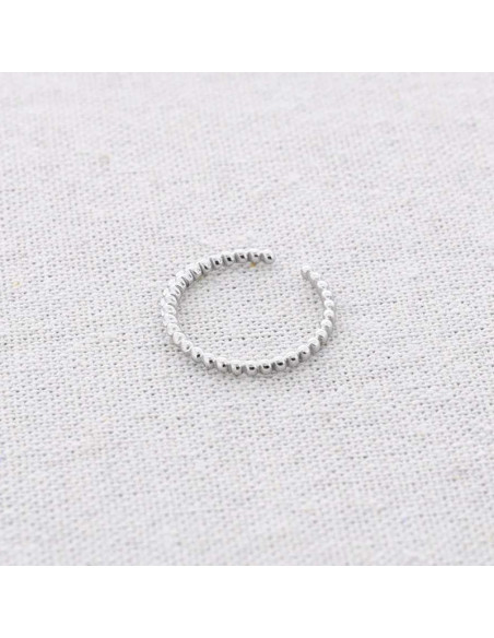 Anillo acero fino ondas QUASI