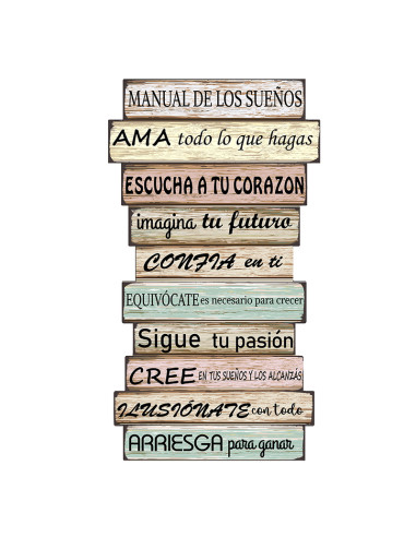 Placa paret MANUAL DELS SOMNIS