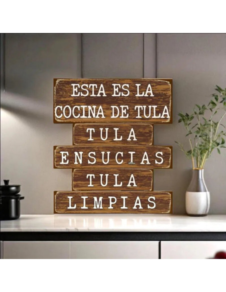 Placa pared cocina TULA
