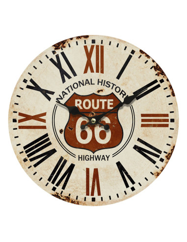 Reloj de pared vintage ROUTE 66