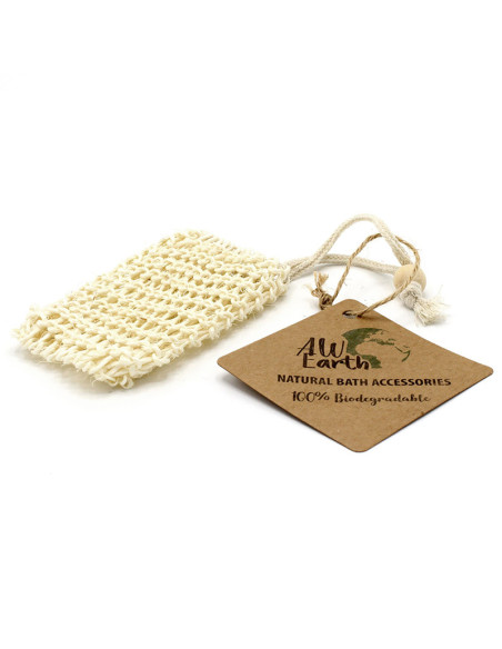 Bolsa exfoliante de sisal para jabón