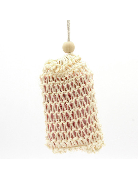 Bolsa exfoliante de sisal para jabón