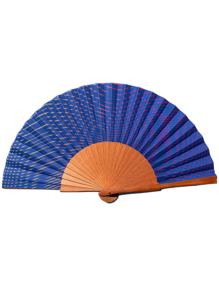 Abanico hecho a mano - Dancing waves