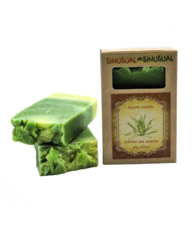 Jabón de Aloe Vera con aceite de oliva