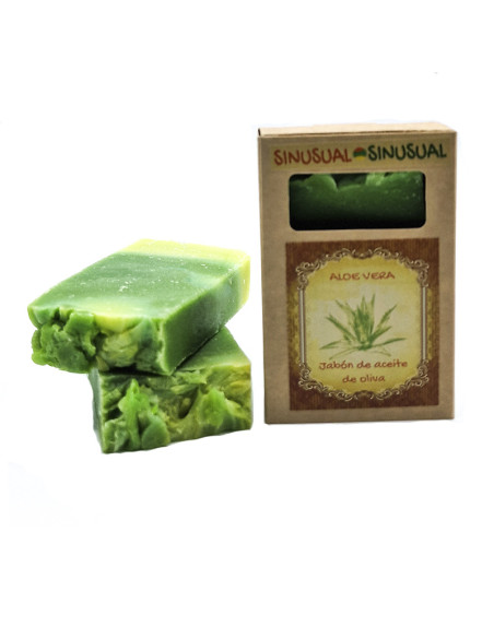 Jabón de Aloe Vera con aceite de oliva
