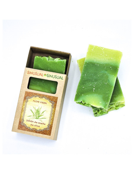 Jabón de Aloe Vera con aceite de oliva