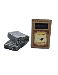 Jabón exfoliante de aceite de oliva y piedra pómez