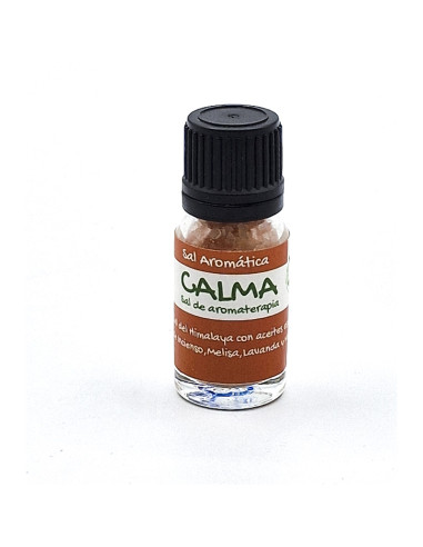 Sal con aceites esenciales para aromaterapia CALMA