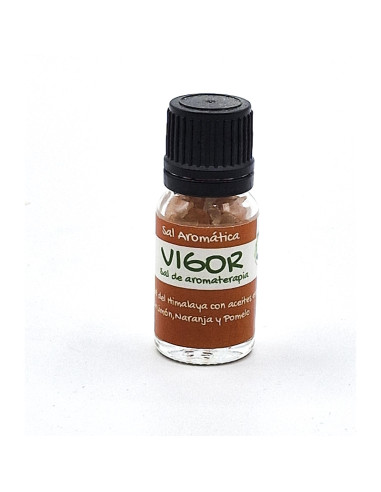 Sal con aceites esenciales para aromaterapia VIGOR