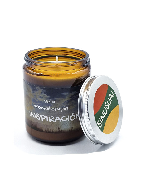 Vela de cera de soja para aromaterapia INSPIRACIÓN