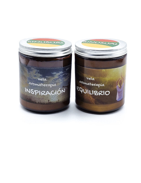 Vela de cera de soja para aromaterapia INSPIRACIÓN