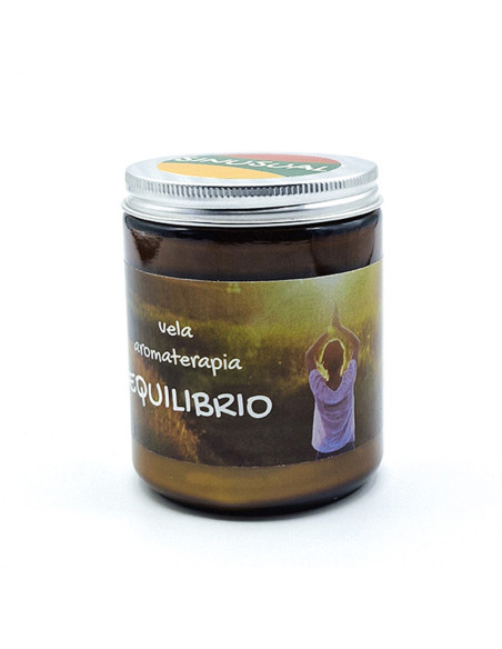 Espelma de cera de soja per a aromateràpia EQUILIBRI