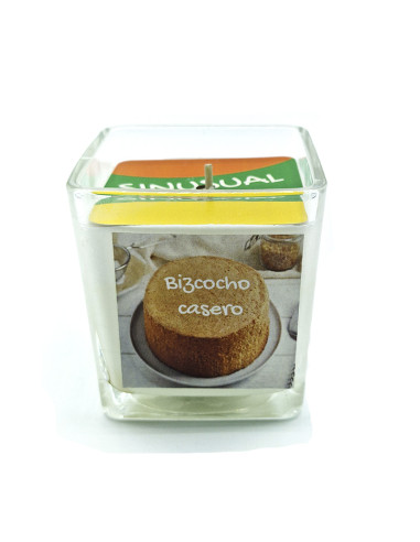 Vela de cera de soja aroma Bizcocho casero